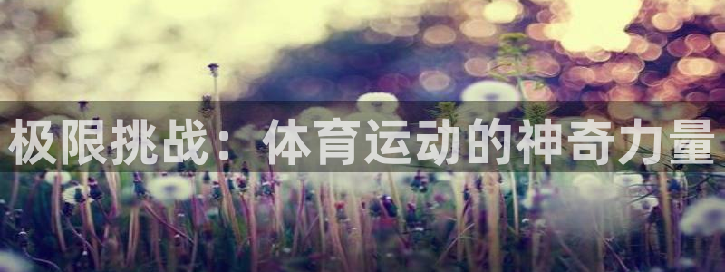 海南公海赌赌船官网下载：极限挑战：体育运动的神奇力量